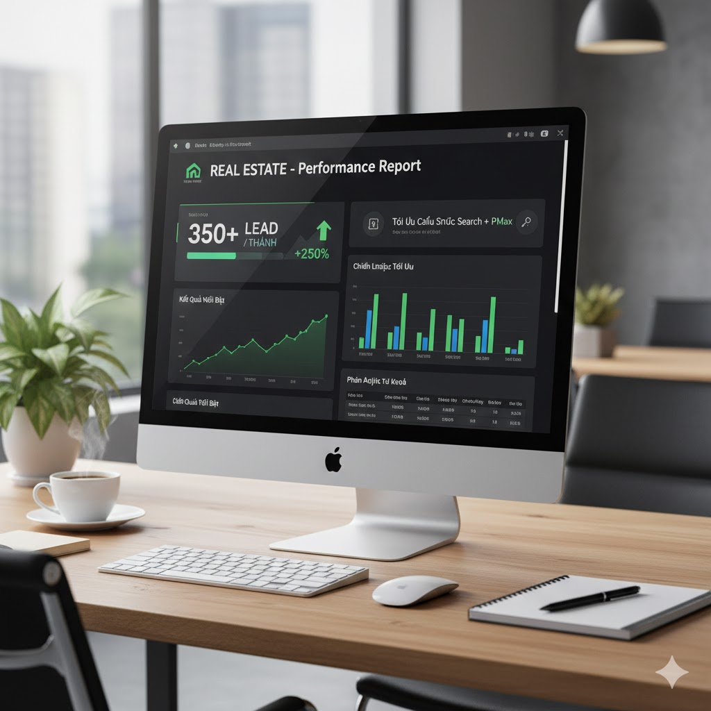 Bất động sản – 350+ lead/tháng
